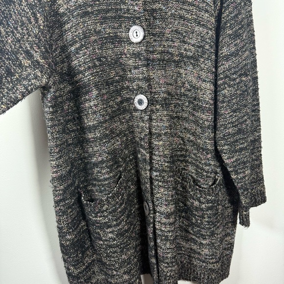 Alfani Wool Blend Multicolored Long Cardigan Sweater Size 3X - Picture 10 of 12